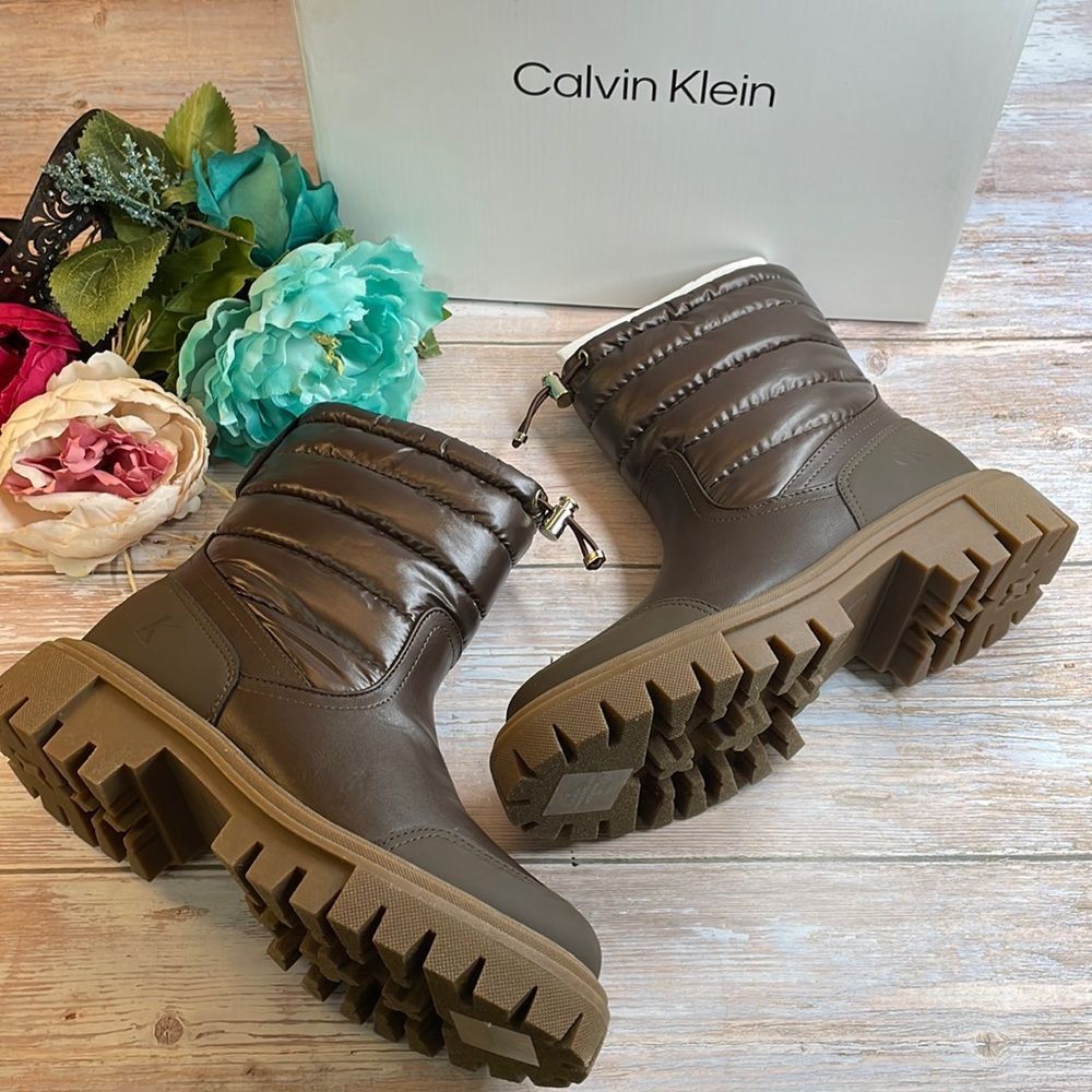 Calvin Klein  Relika Quilted Boot